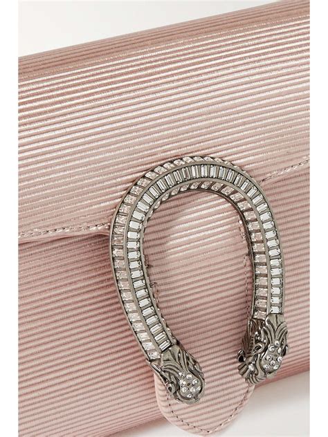 gucci dionysus textured-satin clutch|dionysus chain strap handbags.